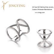  Sterling silver jewelry ring pendant bangle earrings design manufactu