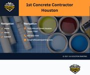 1st Concrete Contractor is a Residencial & Commercial Company in Houst